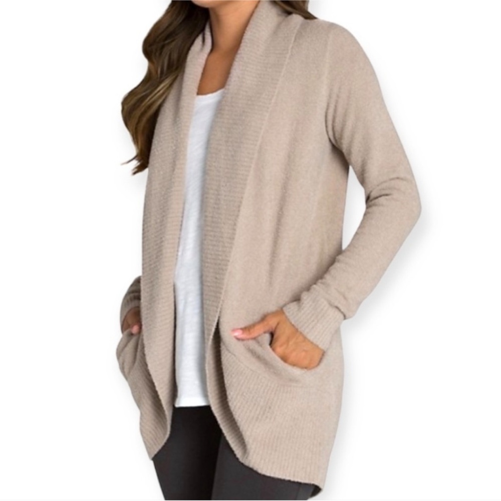Barefoot Dreams cardigan tan xs/s